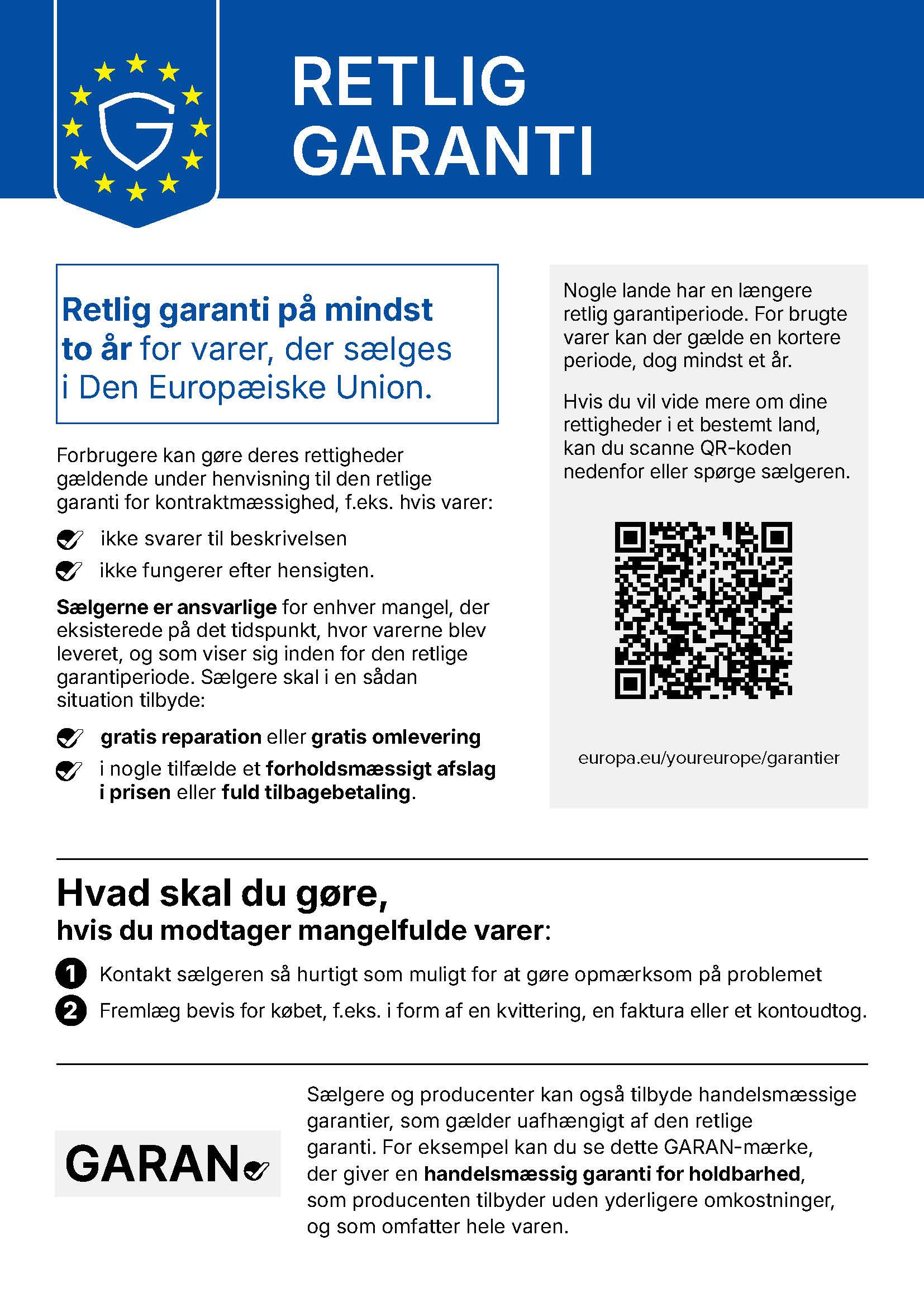 EU Retlig Garanri